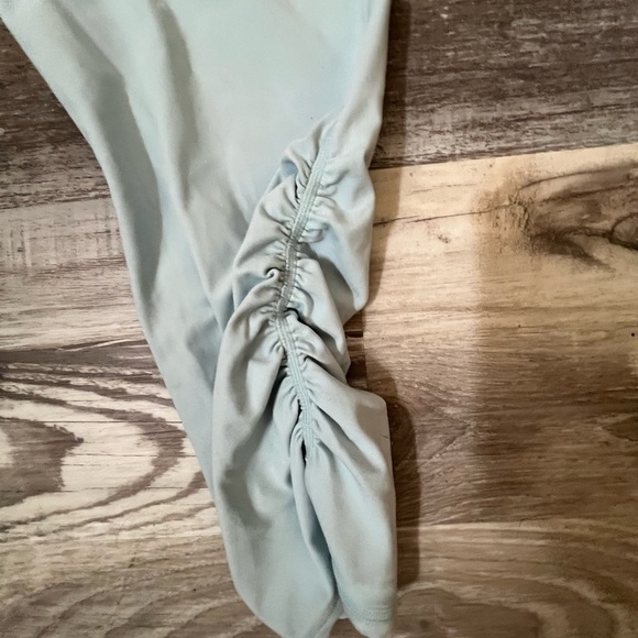 Fourlaps Contour Leggings Women's XXL Sky Blue Athletic Fit 7/8 - Picture 2 of 6